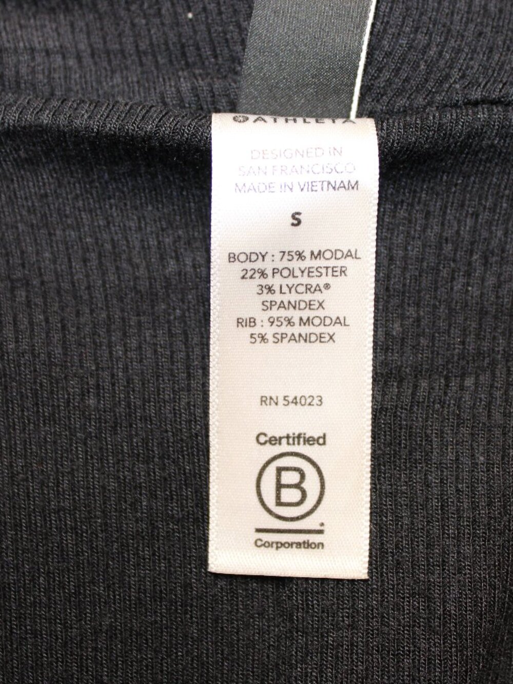 Athleta Women's Black Open Front Longline Draped Cardigan with Pockets - Picture 13 of 14